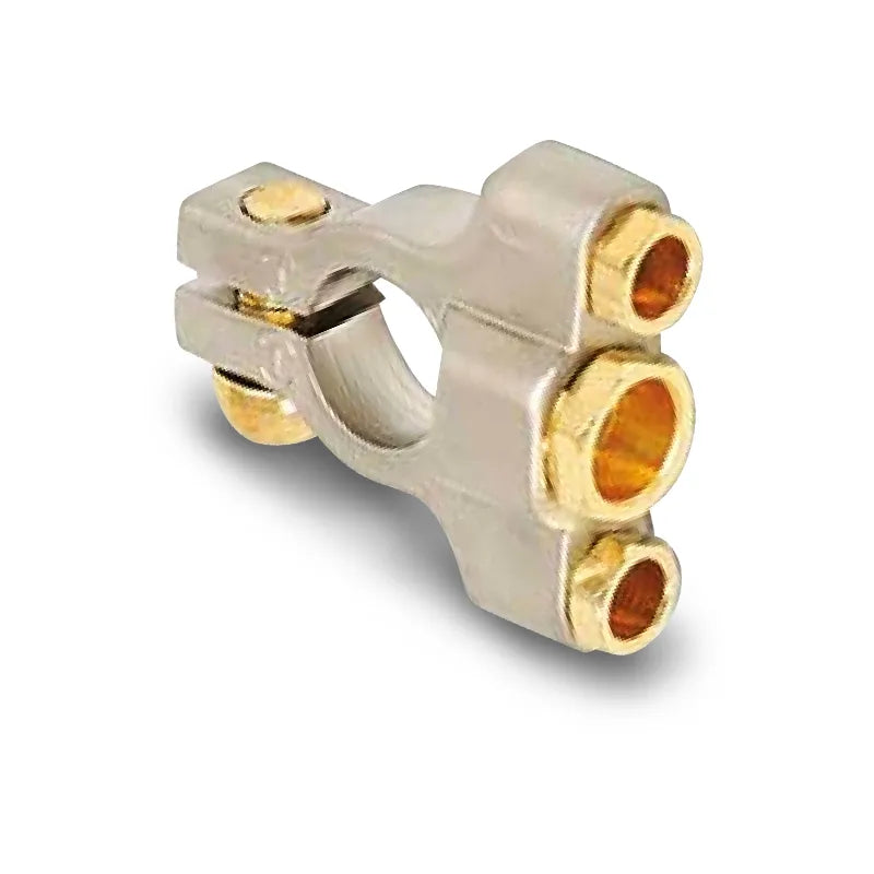 Aerpro PS15 Battery Terminal Negative Silver/Gold (Gold-Plated Bolt)