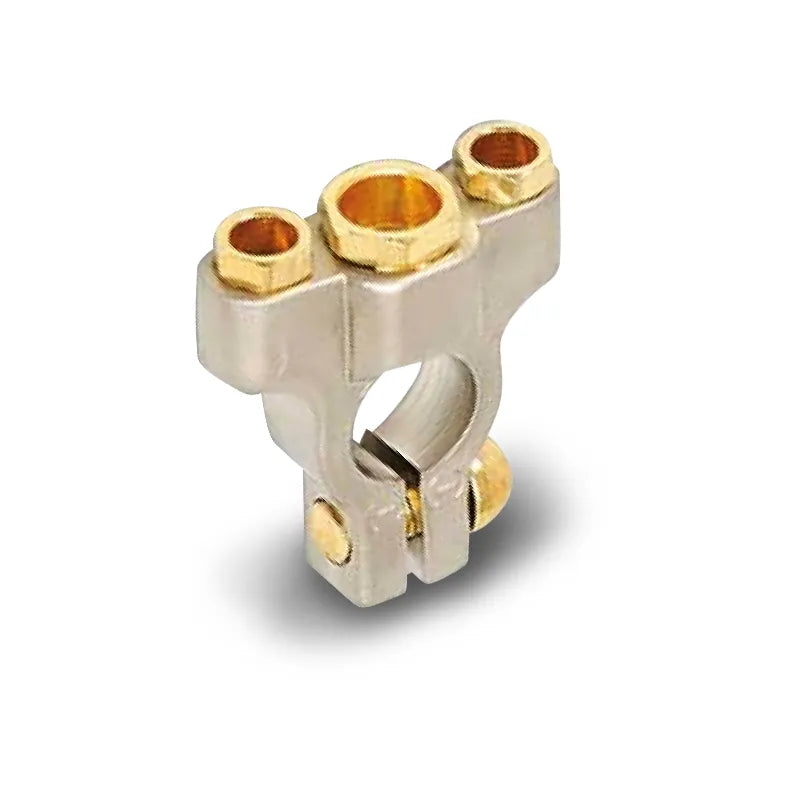 Aerpro PS15 Battery Terminal Negative Silver/Gold (Gold-Plated Bolt)