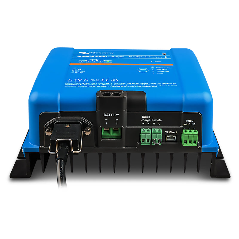 Victron Energy PSC241651095 Phoenix Smart IP43 Charger 24/16(1+1) 120-240V