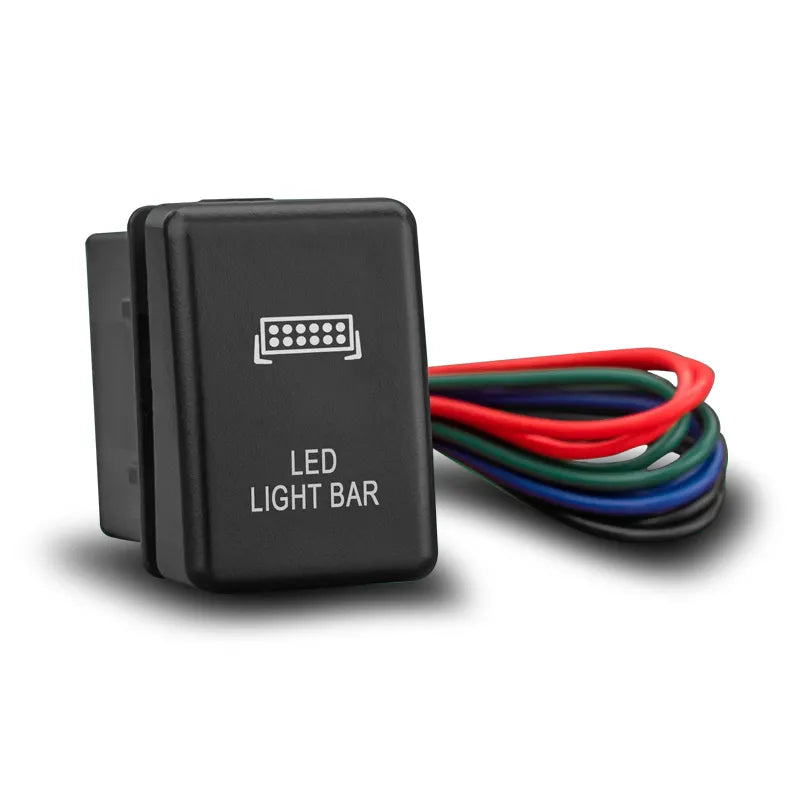STEDI PSHSWCH-NDMX-BAR Illuminated Push Button LED Light Bar Switch To Suit Isuzu DMAX Colorado 2012+