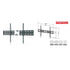 LOCTEK PSW793LF 75KG Extra Large Fixed TV Wall Mount - 47" to 100"
