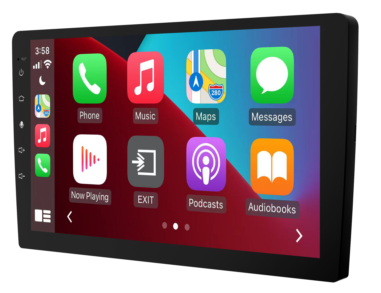Mongoose Q9WCA 9" Wireless CarPlay and Android Auto