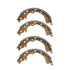 RDA Brakes R1998 Rear Drum Brake Shoe - Set