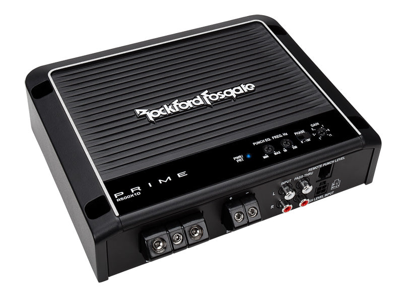 Rockford Fosgate R500X1D Prime 500 Watt Class-D Mono Amplifier