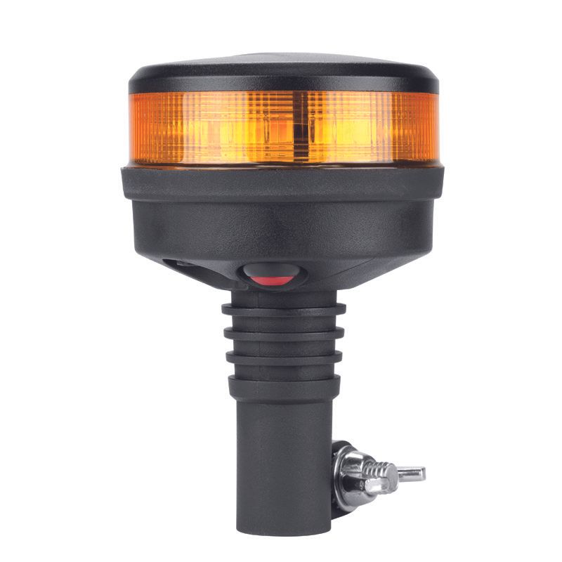 Roadvision RB112PY Revolver Low Profile LED Beacon Amber DIN Pole Mount