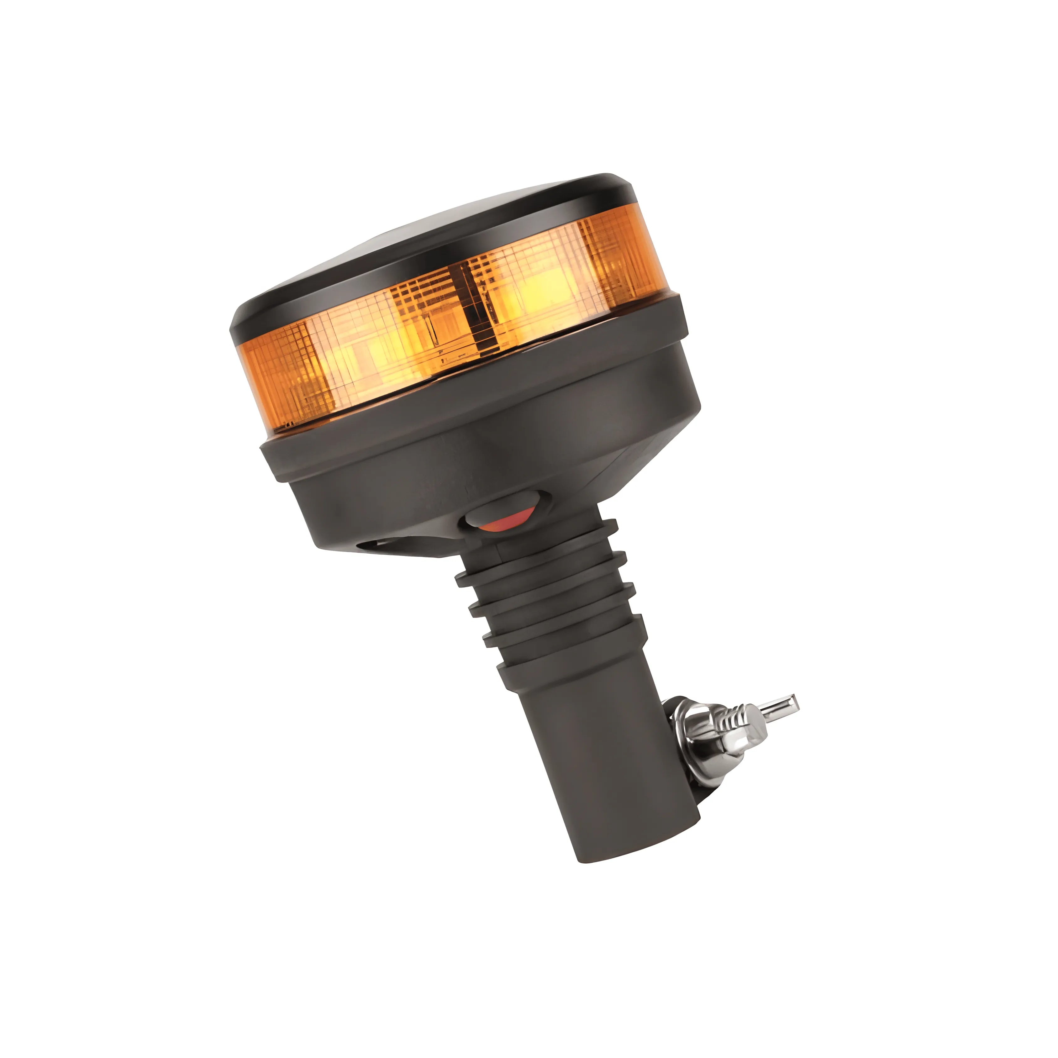 Roadvision RB112PY Revolver Low Profile LED Beacon Amber DIN Pole Mount