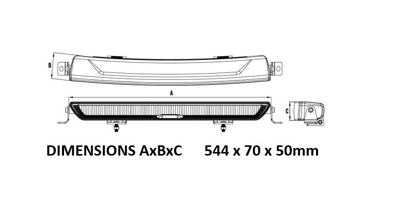 Roadvision RBL2121C Dynamilux 21in LED Light Bar Combination Beam