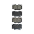 RDA Brakes RDB1199 GP Max Genaral Purpose Brake Pad Set