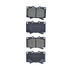 RDA Brakes RDB1365SM GP Max Genaral Purpose Brake Pad Set