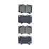 RDA Brakes RDB1365SM GP Max Genaral Purpose Brake Pad Set