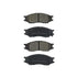 RDA Brakes RDB1454 GP Max Genaral Purpose Brake Pad Set