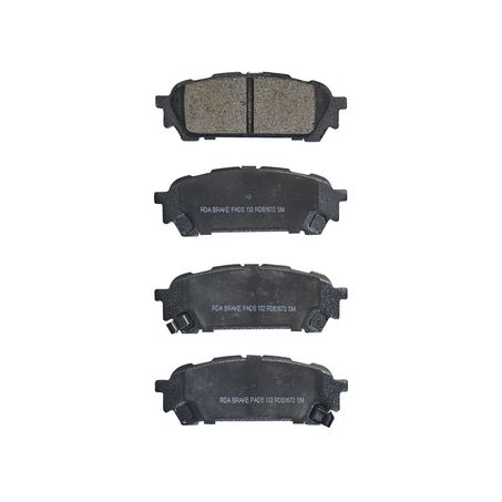RDA Brakes RDB1672 GP Max Genaral Purpose Brake Pad Set