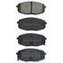 RDA Brakes RDB2017 Disk Brake Pad Set RDA GP Max