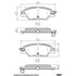 RDA Brakes RDB2422 GP Max Mazda Rear Pads