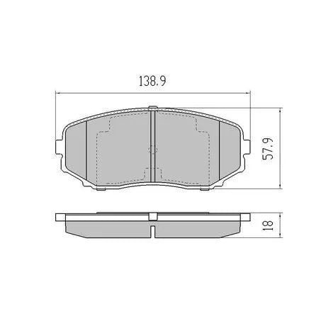 RDA Brakes RDC2116 Phantom Ceramic Pads
