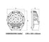 Roadvision RDL1701C Essentials DLE 7" LED Driving Light Set 170W