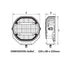 Roadvision RDL7800C Dynamilux 8" LED Driving Light 180W Combo Beam