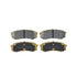 RDA Brakes RDX1200SM Extreme Heavy Duty Brake Pad Set