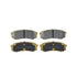 RDA Brakes RDX1200SM Extreme Heavy Duty Brake Pad Set