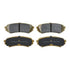RDA Brakes RDX1383SM Extreme Heavy Duty Brake Pad Set