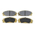 RDA Brakes RDX2047SM Extreme Heavy Duty Brake Pad Set