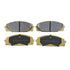 RDA Brakes RDX2047SM Extreme Heavy Duty Brake Pad Set