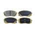 RDA Brakes RDX2055SM Extreme Heavy Duty Brake Pad Set