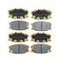 RDA Brakes RDX2187SM Extreme Heavy Duty Brake Pad Set
