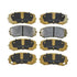 RDA Brakes RDX2188SM Extreme Heavy Duty Brake Pad Set