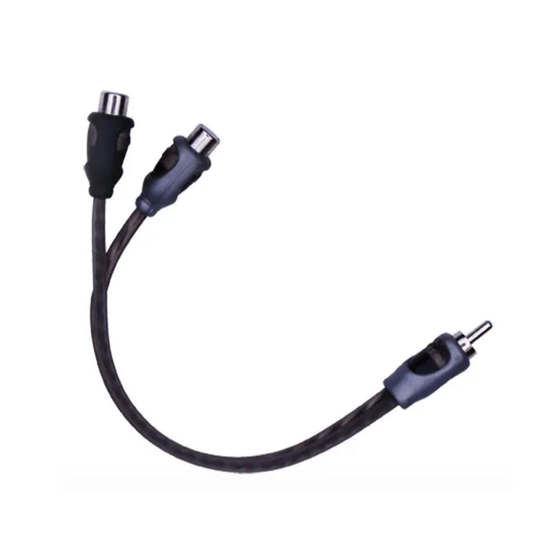 Rockford Fosgate RFIY-1M Twisted Pair Y-Adapter 1 Male To 2 Female