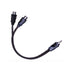 Rockford Fosgate RFIY-1M Twisted Pair Y-Adapter 1 Male To 2 Female