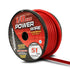 Rockford Fosgate RFW1R-51 51 Foot Spool 1/0 AWG Frosted Red Wire
