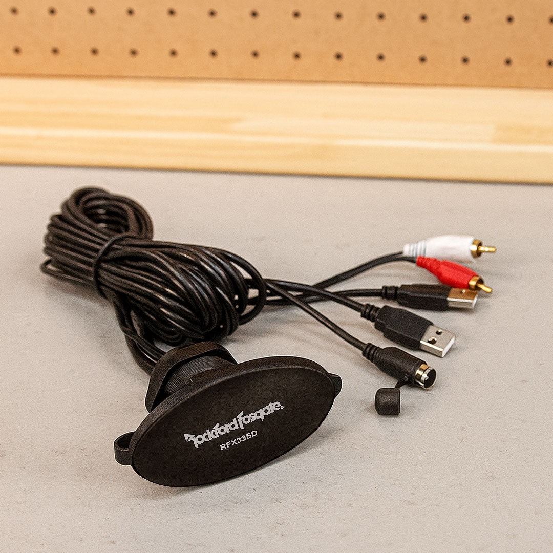 Rockford Fosgate RFX33SD Marine Media Input Panel with USB SD & iPod Inputs