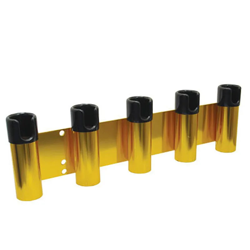 XXX Marine RH05G 5 Rod Coaming Rack Alum Gold