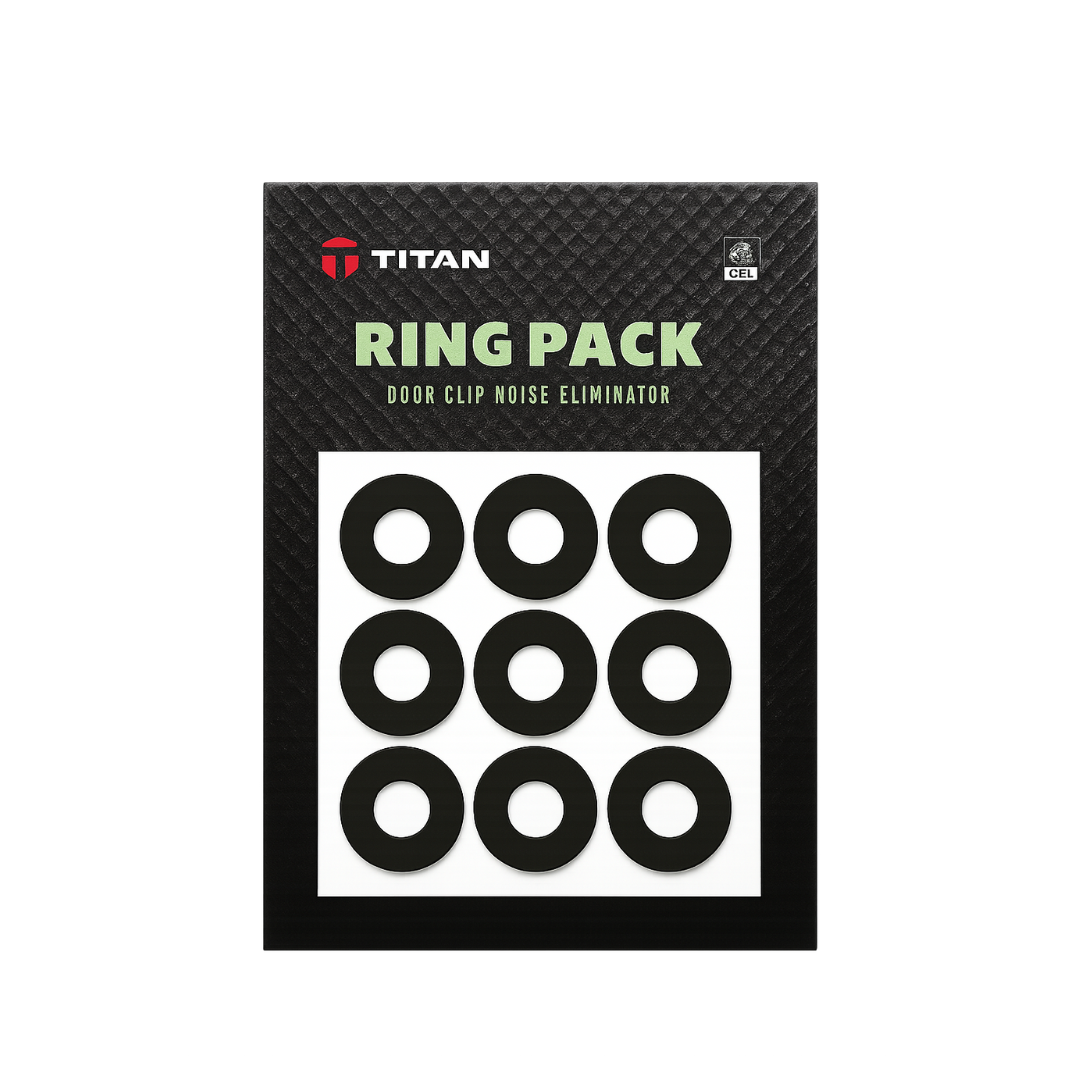 TITAN RING PACK | Premium Door Clip Foam Rings for Noise Reduction & Rattle Prevention