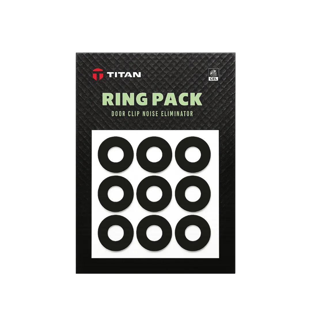 TITAN RING PACK | Premium Door Clip Foam Rings for Noise Reduction & Rattle Prevention
