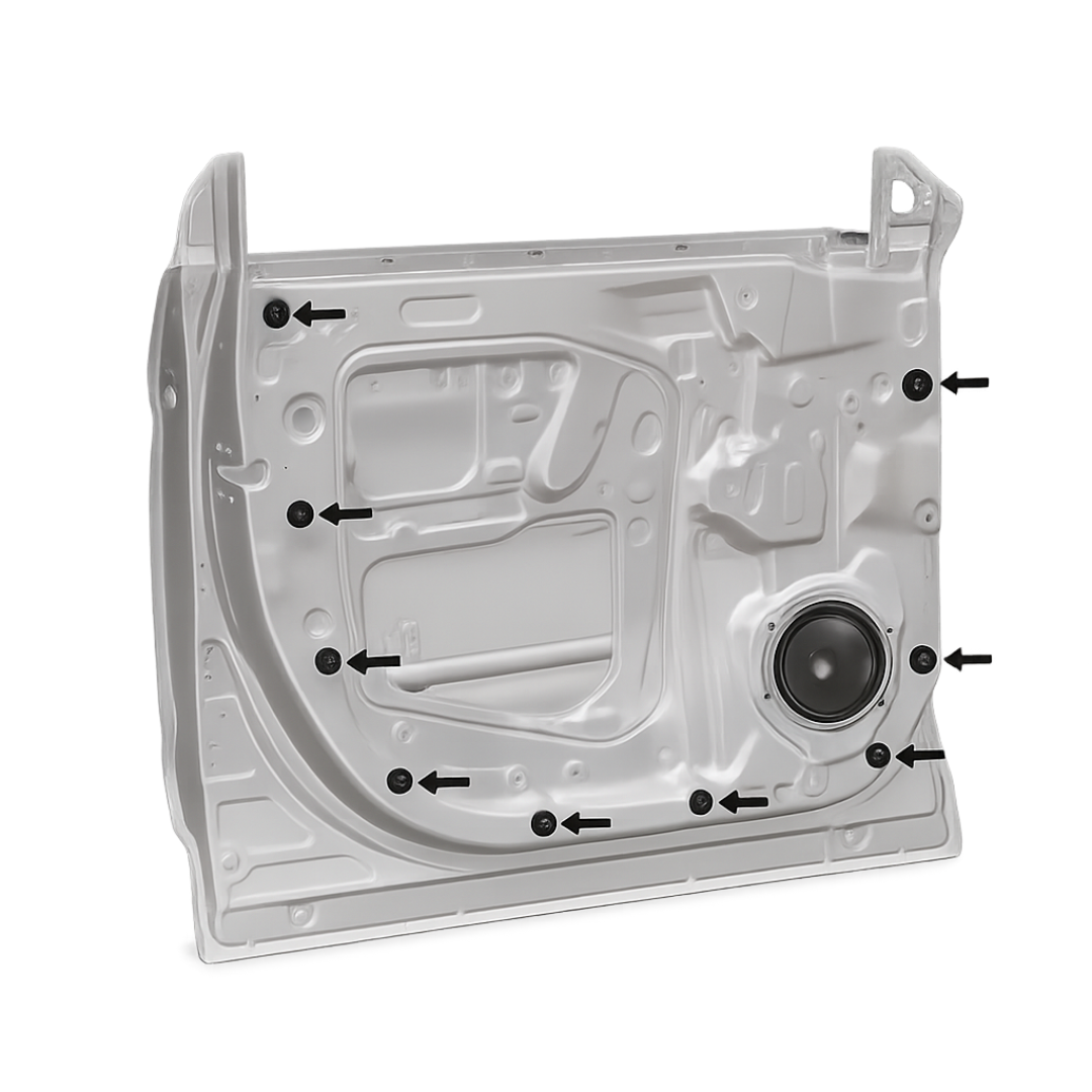 TITAN RING PACK | Premium Door Clip Foam Rings for Noise Reduction & Rattle Prevention