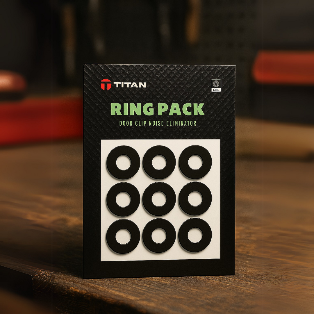 TITAN RING PACK | Premium Door Clip Foam Rings for Noise Reduction & Rattle Prevention