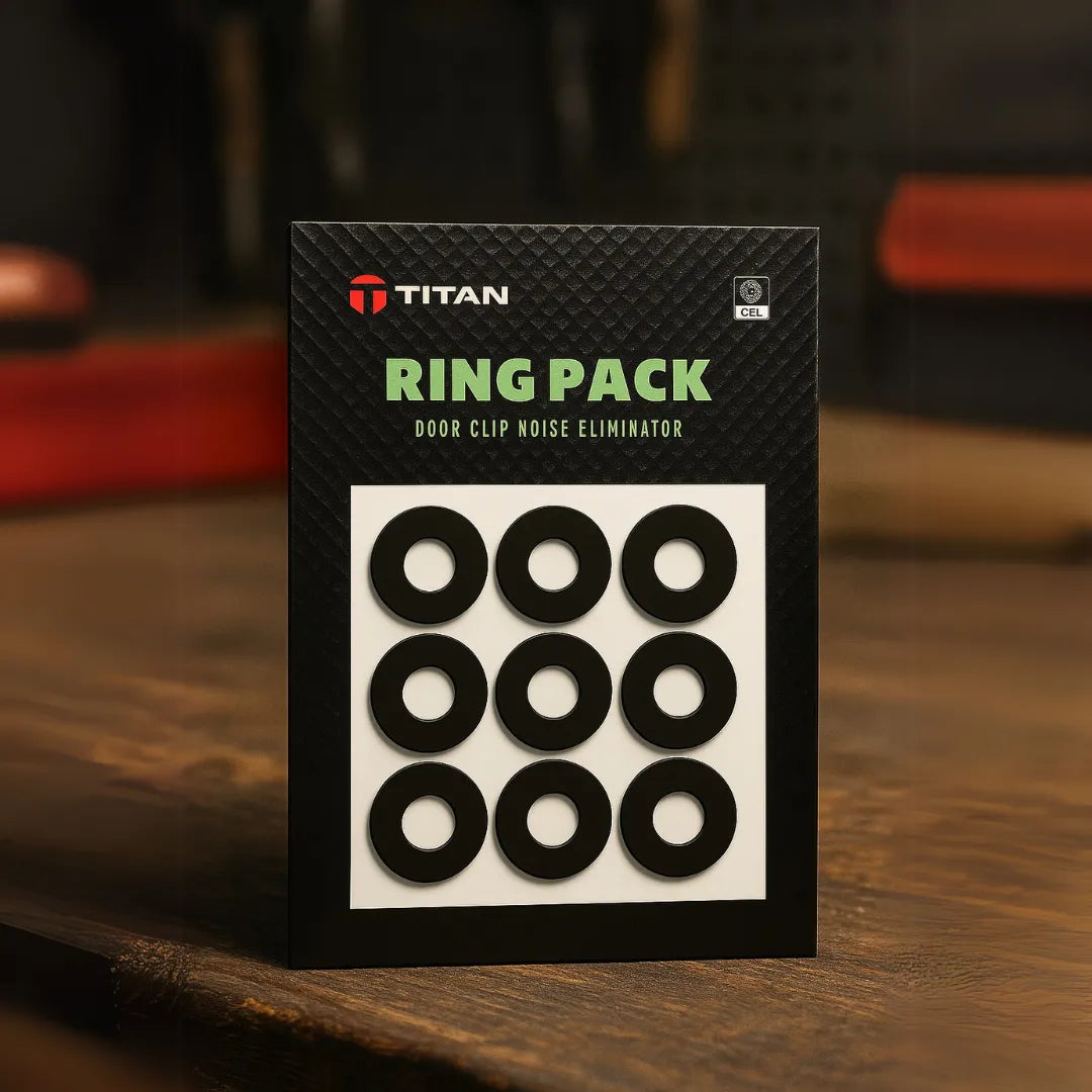 TITAN RING PACK | Premium Door Clip Foam Rings for Noise Reduction & Rattle Prevention