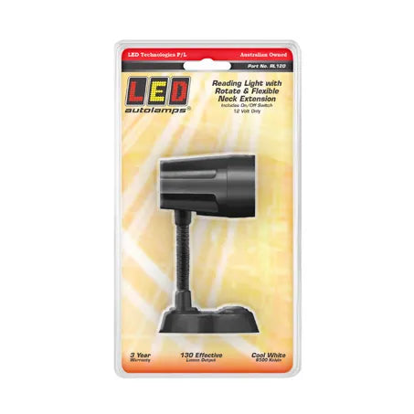 LED Autolamps RL120 Reading Lamp Black 3 X 2 Watt 12 Volt