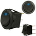DNA RS16BU 12 Volt Off/On Rocker Switch - Blue LED