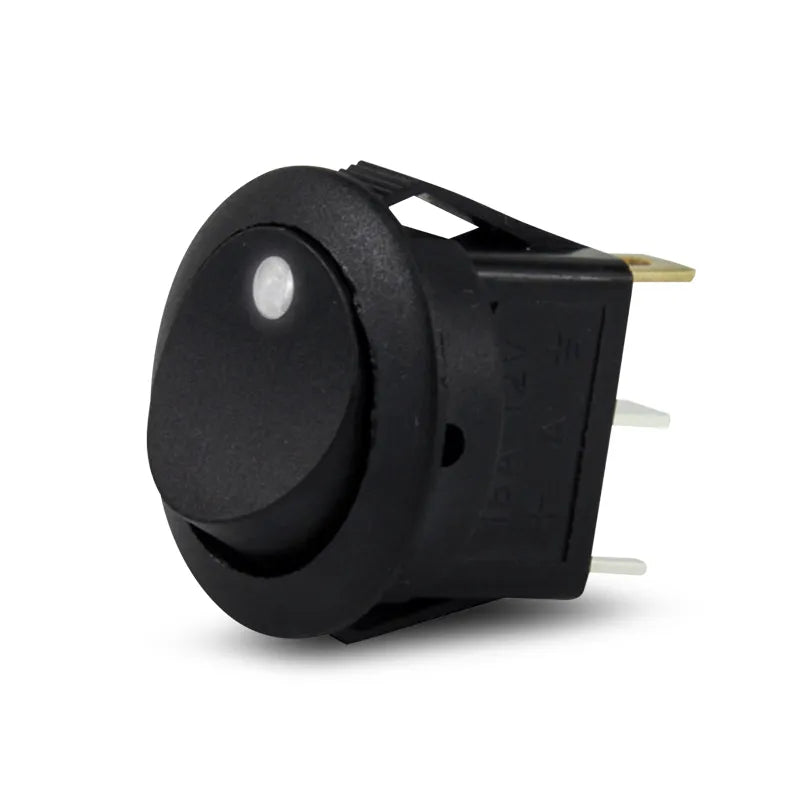 DNA RS16W 12 Volt Off/On Rocker Switch - White LED