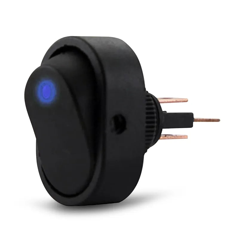 DNA RS30BU 12 Volt Off/On Rocker Switch - Blue LED