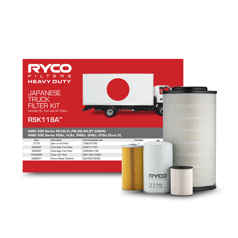 Ryco RSK118A 4WD Filter Service Kit