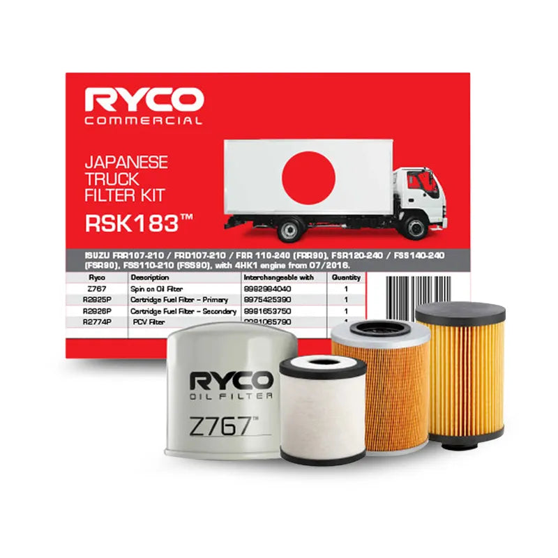 Ryco RSK183 4WD Filter Service Kit