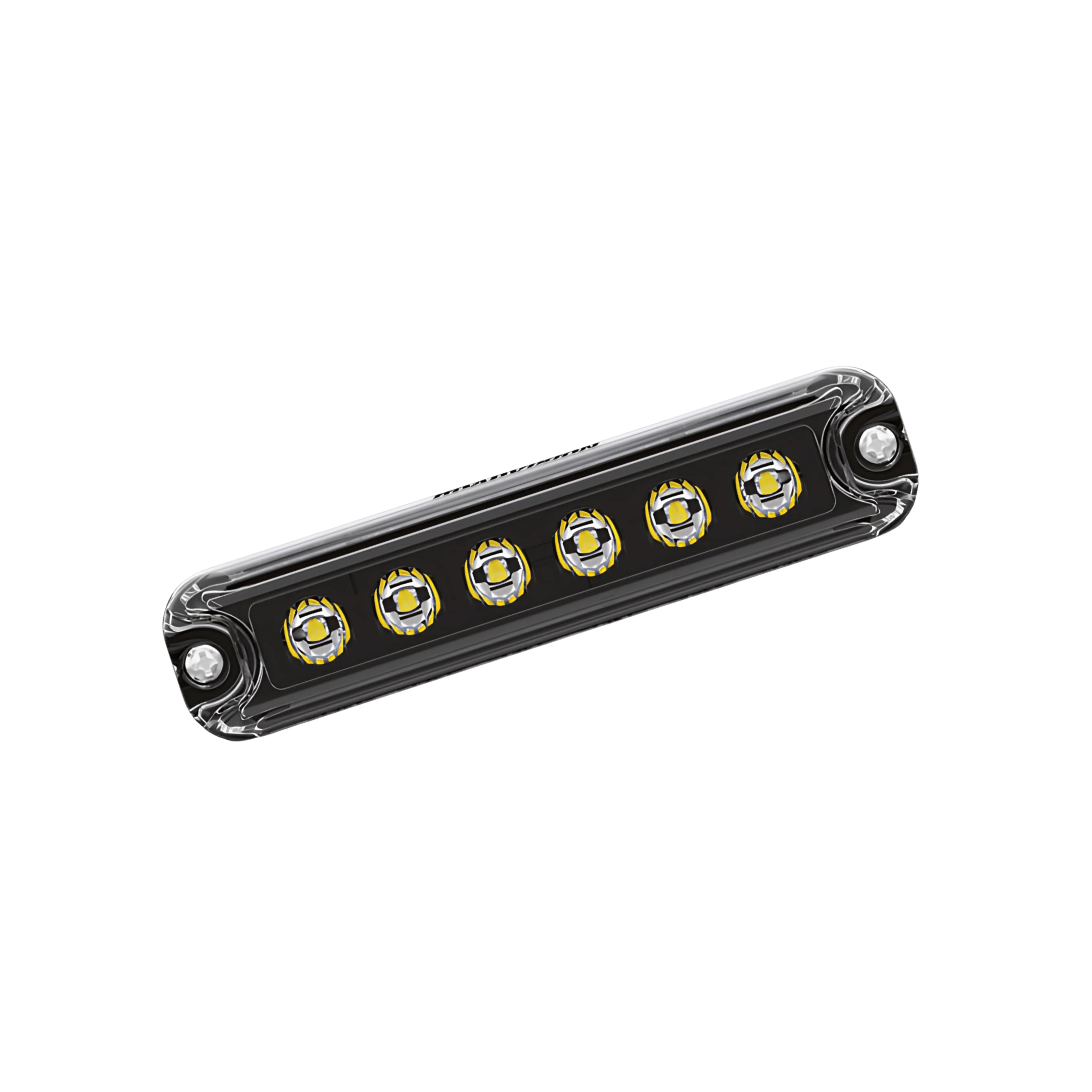 Roadvision RSM0706A LED Strobe Module - 10-30V Rectangle Surface Mount 18W Amber