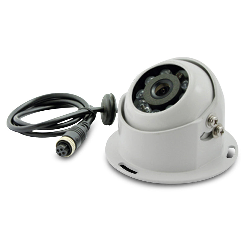 DNA RV101PW White Heavy Duty Round CCD Camera - PAL