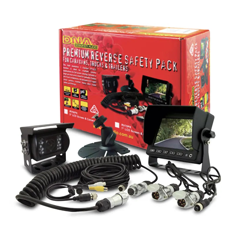 DNA RV50PK 5" 3-Channel LCD Rearview Screen & CCD Camera Pack