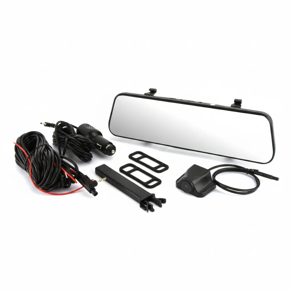 DNA RVS966-4K 9.66" 4K Rear-View DVR Mirror & Camera Pack