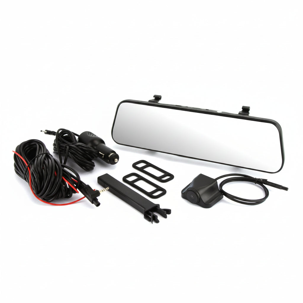 DNA RVS966-AHD 9.66" AHD Rear-View DVR Mirror & Camera Pack